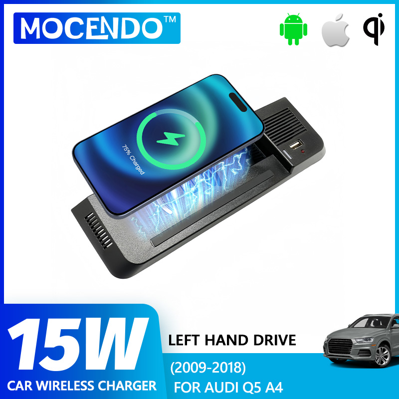 Wireless Car Charger Mount Fast Charging - Pengisi Daya Nirkabel Cepat untuk Mobil