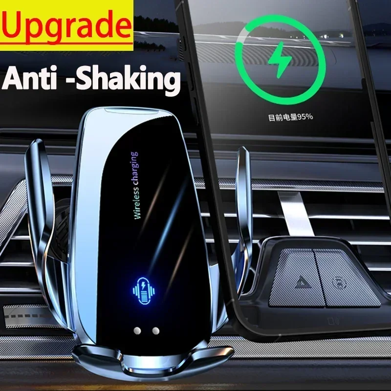 Wireless Car Charger Mount Fast Charging - Pengisi Daya Nirkabel di Ventilasi Mobil,