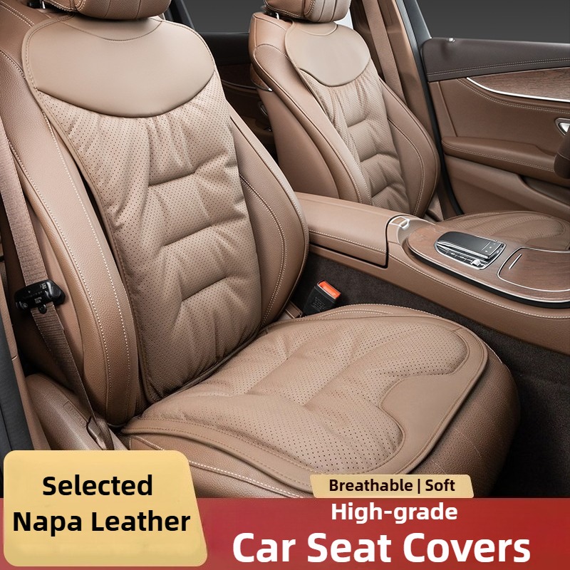 Leather Car Seat Covers Full Set Universal - Sarung Jok Mobil Kulit Nappa Lembut