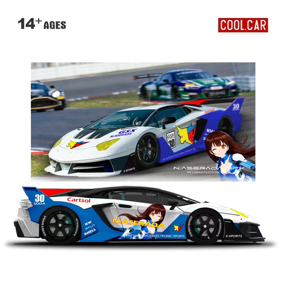 Car Electronics - Mobil Keren 1:64 GTEVO Superrace Electronic