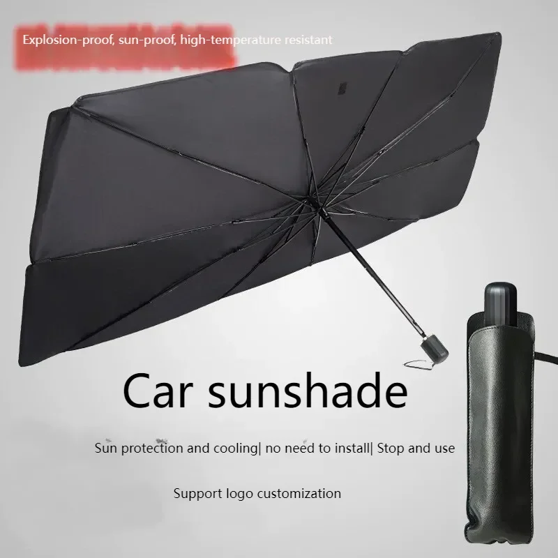 Car Sunshade Windshield Umbrella Foldable - Penutup Kaca Depan Mobil, Tipe Payung