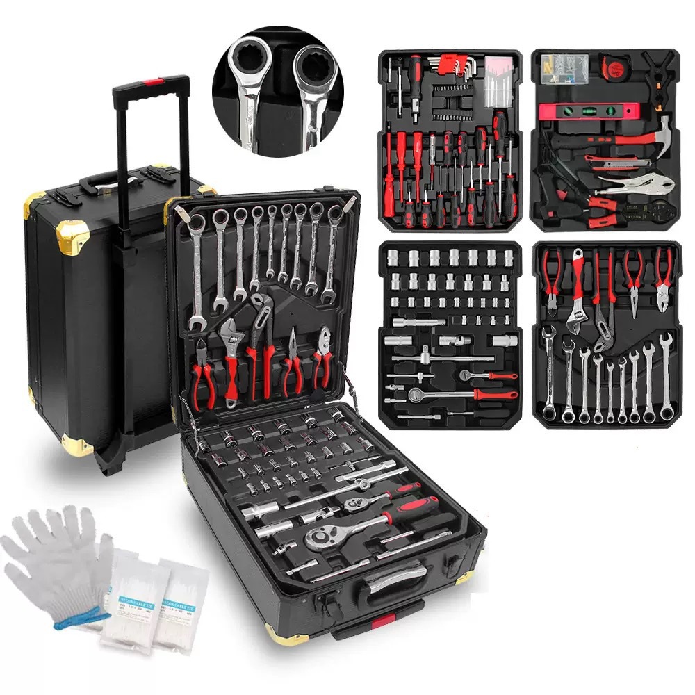 Auto Repair Tools - Set Peralatan Perbaikan Perkakas Baja Krom