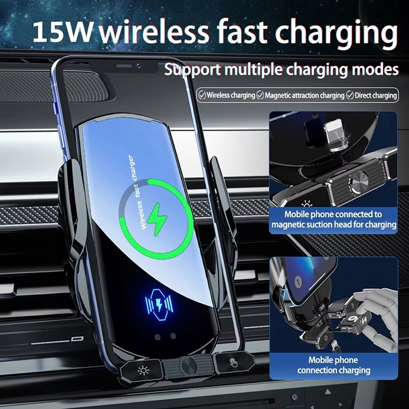 Pengisi Daya Nirkabel Mobil St - Wireless Car Charger Mount Fast Charging ulasan dan harga