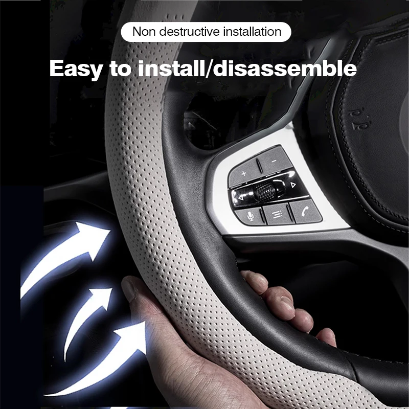 Kompatibel dengan Sarung Setir - Car Steering Wheel Cover Anti Slip Breathable ulasan dan harga