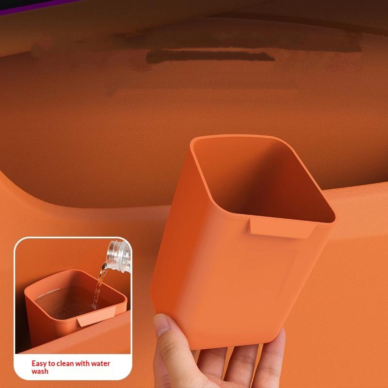 Kotak Penyimpanan Tempat Gelas - Waterproof Car Trash Can With Lid ulasan dan harga