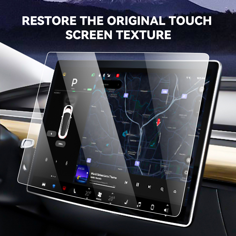 Film Layar Kontrol Pusat GPS M - Anti Glare Car Rearview Mirror Film ulasan dan harga