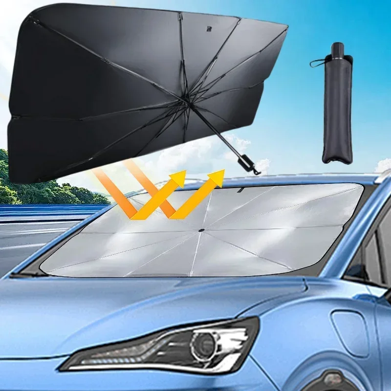 Penutup Kaca Depan Mobil, Payu - Car Sunshade Windshield Umbrella Foldable ulasan dan harga