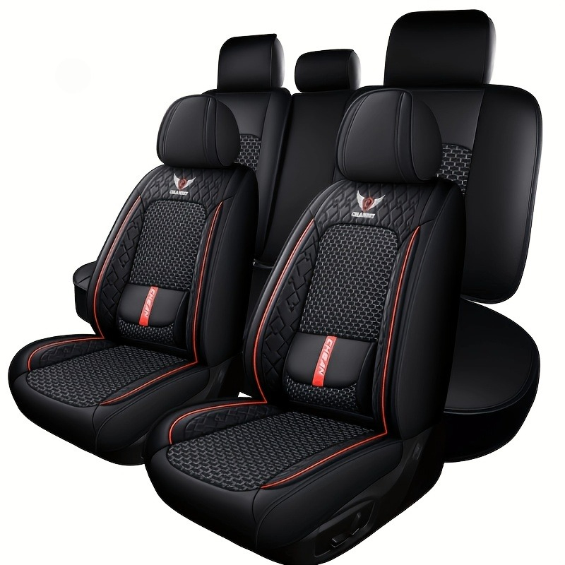 Untuk polo 9n3 leapmotor b05 c - Leather Car Seat Covers Full Set Universal ulasan dan harga