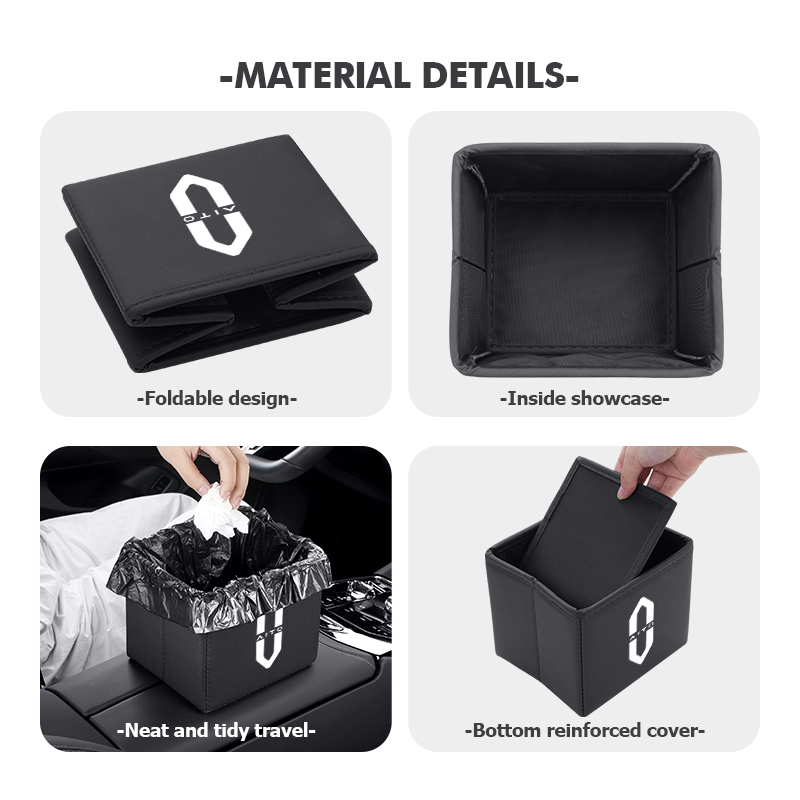 Tempat Sampah Mobil Tas Organi - Waterproof Car Trash Can With Lid ulasan dan harga