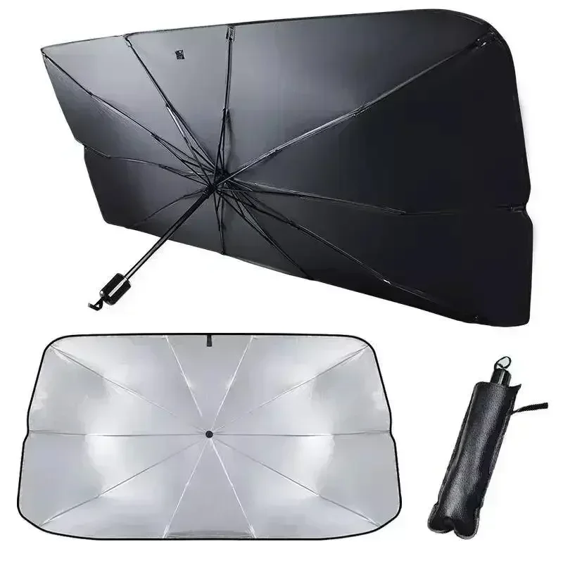 Penutup Kaca Depan Mobil Payun - Car Sunshade Windshield Umbrella Foldable ulasan dan harga