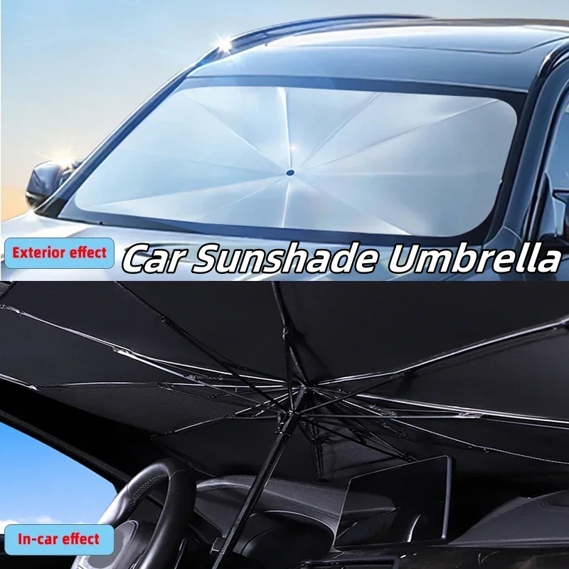 Payung kaca depan mobil, payun - Car Sunshade Windshield Umbrella Foldable ulasan dan harga