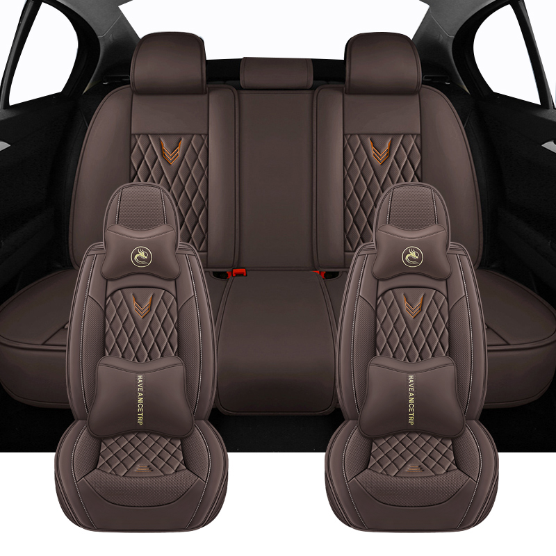 Set Lengkap Penutup Kursi Mobi - Leather Car Seat Covers Full Set Universal ulasan dan harga