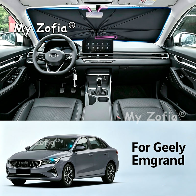 Untuk Mobil Geely Emgrand 2025 - Car Sunshade Windshield Umbrella Foldable ulasan dan harga